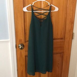 Hunter green dress